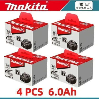 Bateria Makita 18 V 6,0Ahbateria de íon de lítio.