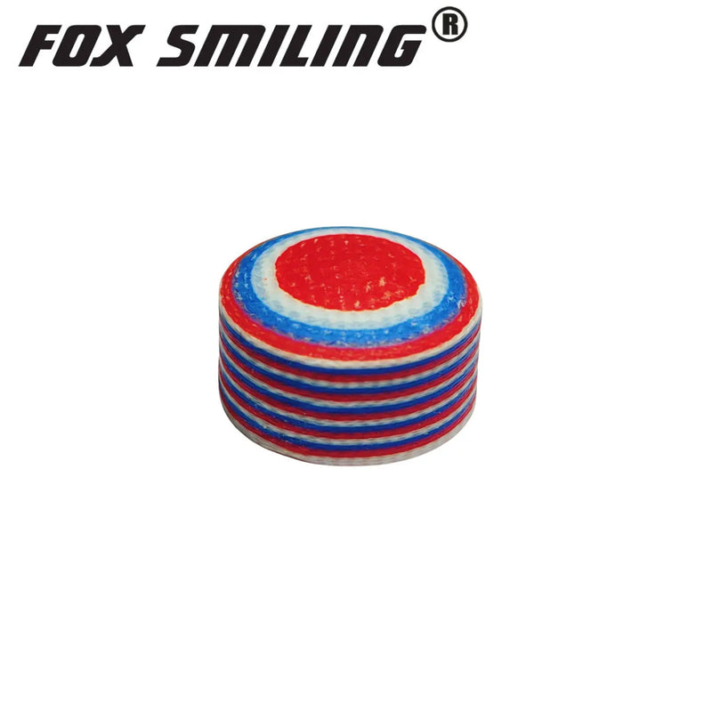 4 peças de pontas de taco de salto multicamadas de 14 mm,coloridas