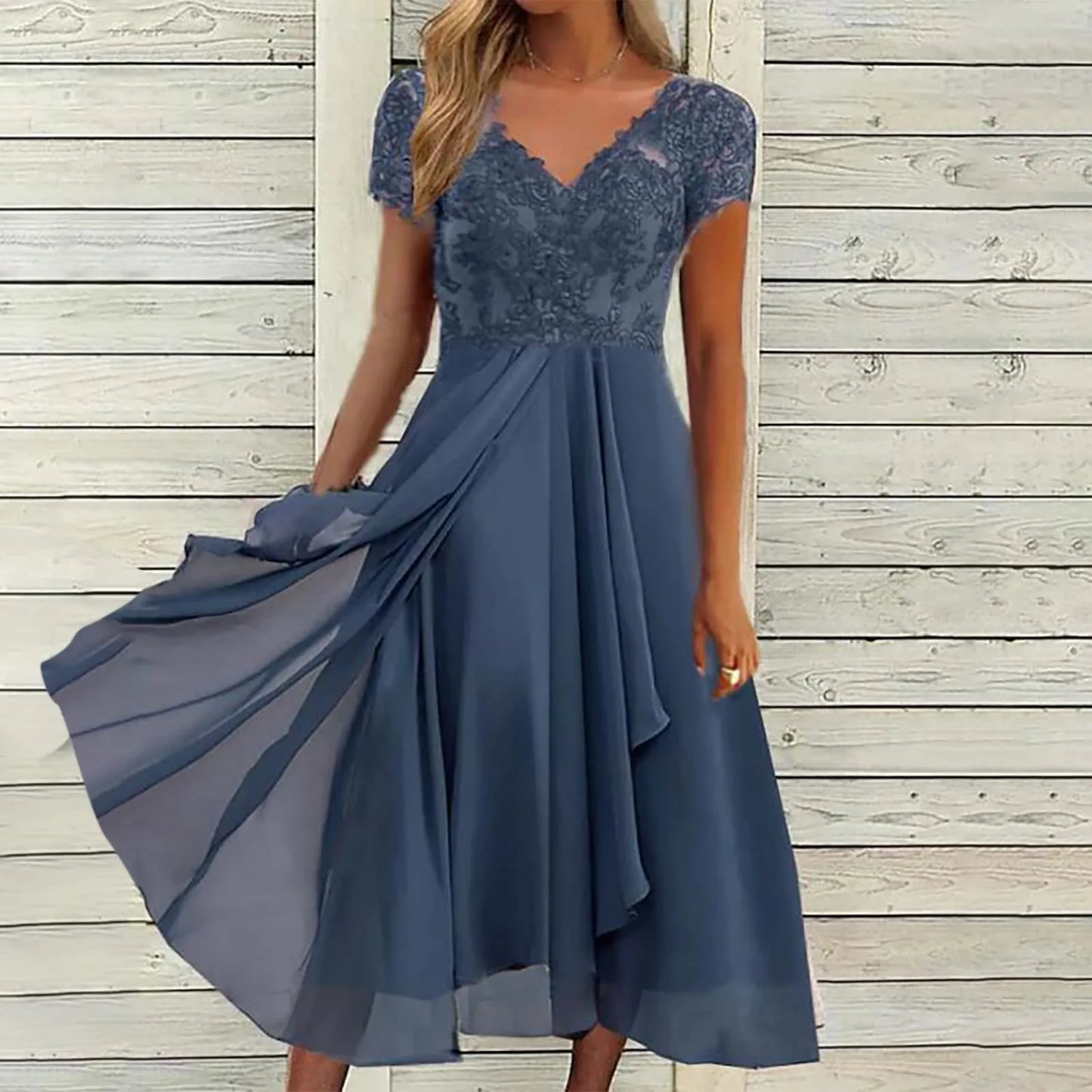 Vestidos Largos Vestidos para mulheres, elegante de renda.