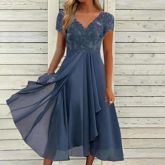 Vestidos Largos Vestidos para mulheres, elegante de renda.