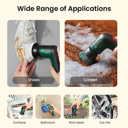 Escova de limpeza elétrica Bosch multifuncional.