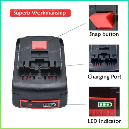 Bateria de lítio original BOSCH 18V, pacote de bateria Bosch 6.0AH.