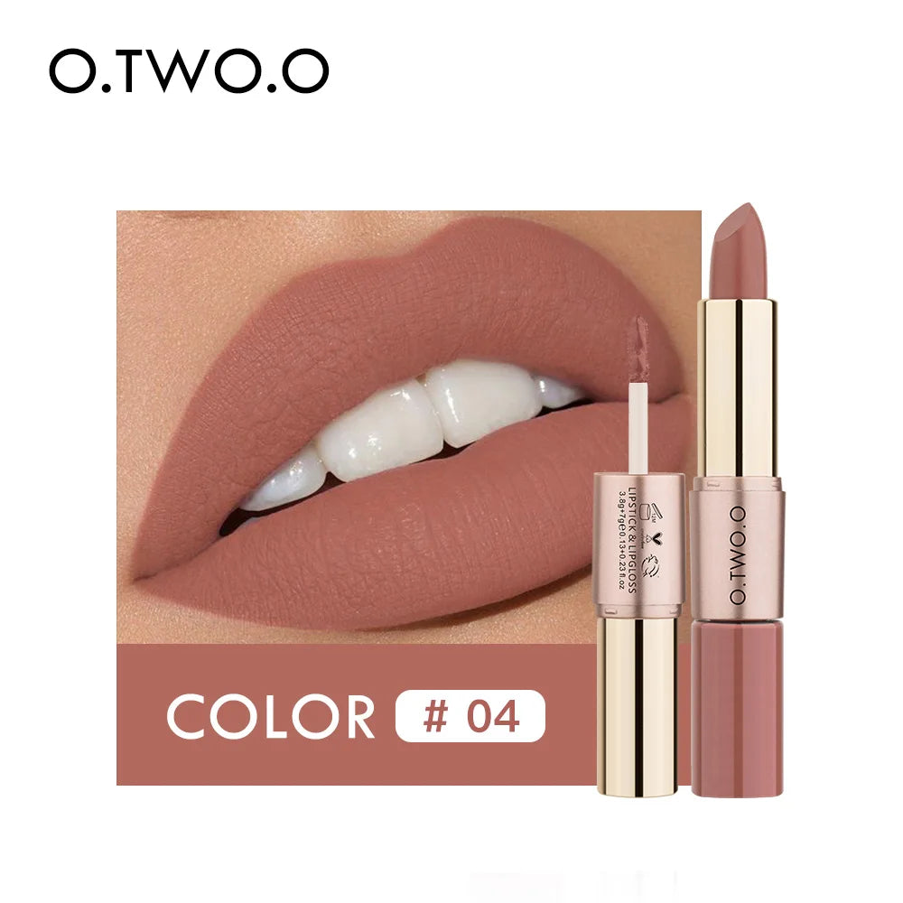 Batom Matte e Batom Líquido 12 Cores Maquiagem Brilho Labial.