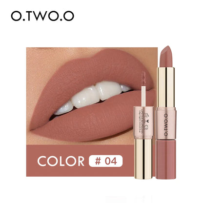 Batom Matte e Batom Líquido 12 Cores Maquiagem Brilho Labial.