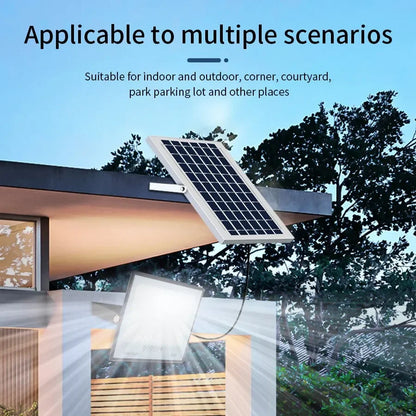 Luzes solares para jardim externo Refletor LED.
