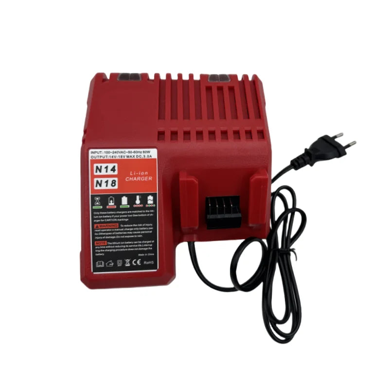 bateria de ferramenta elétrica Milwaukee M18, carregador, Milwaukee 18V.