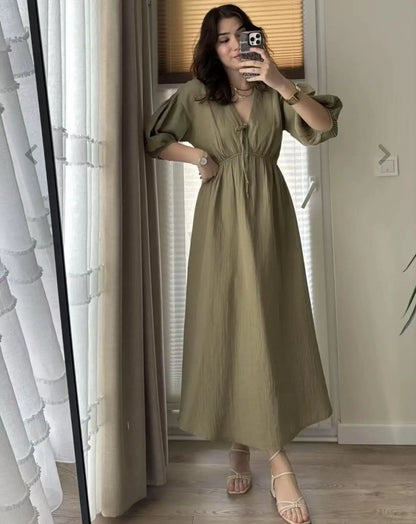 Vestidos elegantes para mulheres, moda vintage, vestido sexy, cor sólida.