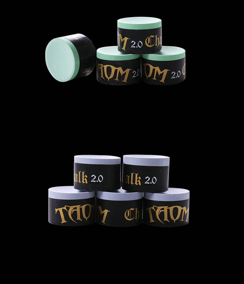 Taco profissional redondo TAOM Bilhar Snooker Chalk 2.0