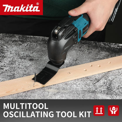 Makita Multi-Tool 18 V sem escovas e sem fio, máquina portátil potente.