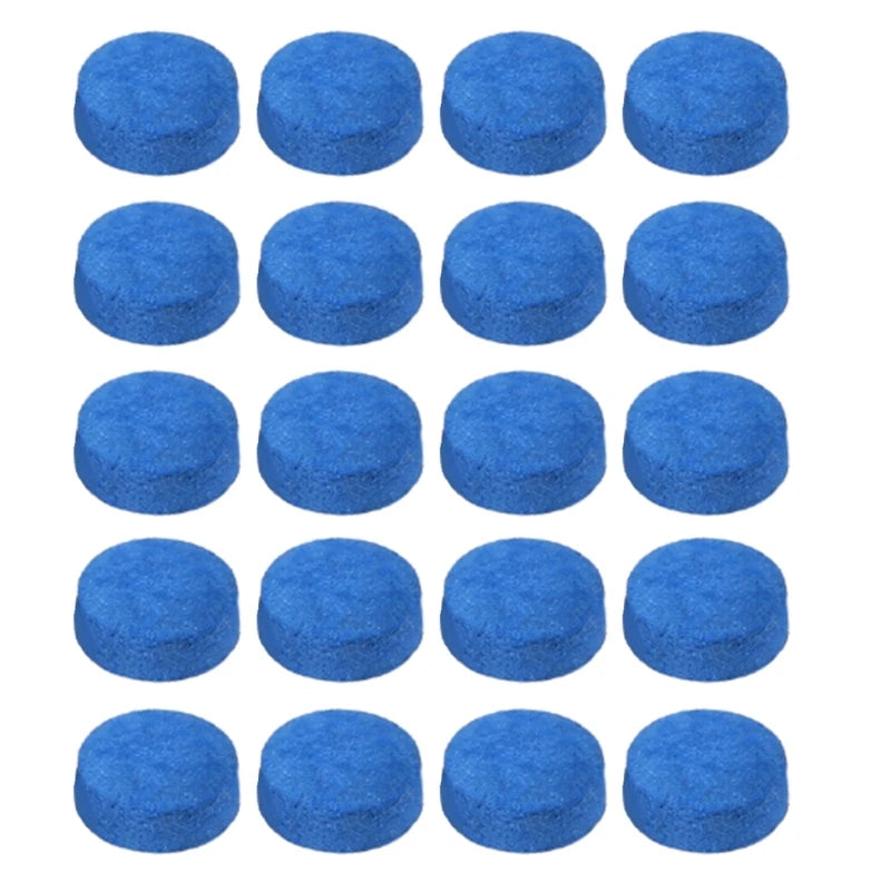 20Pcs Pool Billiard Cue Tips Pool Tips Snooker Cue Tips Pool Replacement Tips for Billiard Pool Cue Supplies