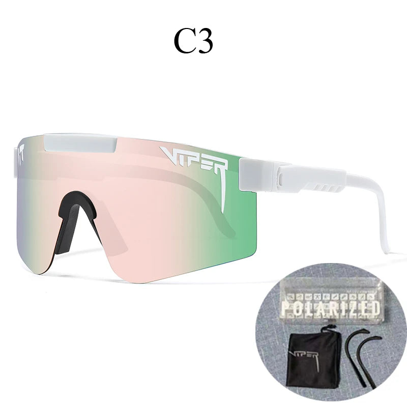 Com estojo UV400 Óculos de sol para ciclismo, esportes ao ar livre.