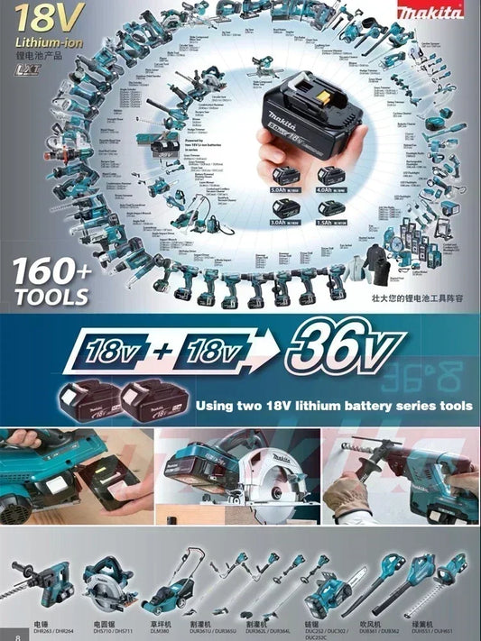 Bateria Makita 18V 6.0Ah.