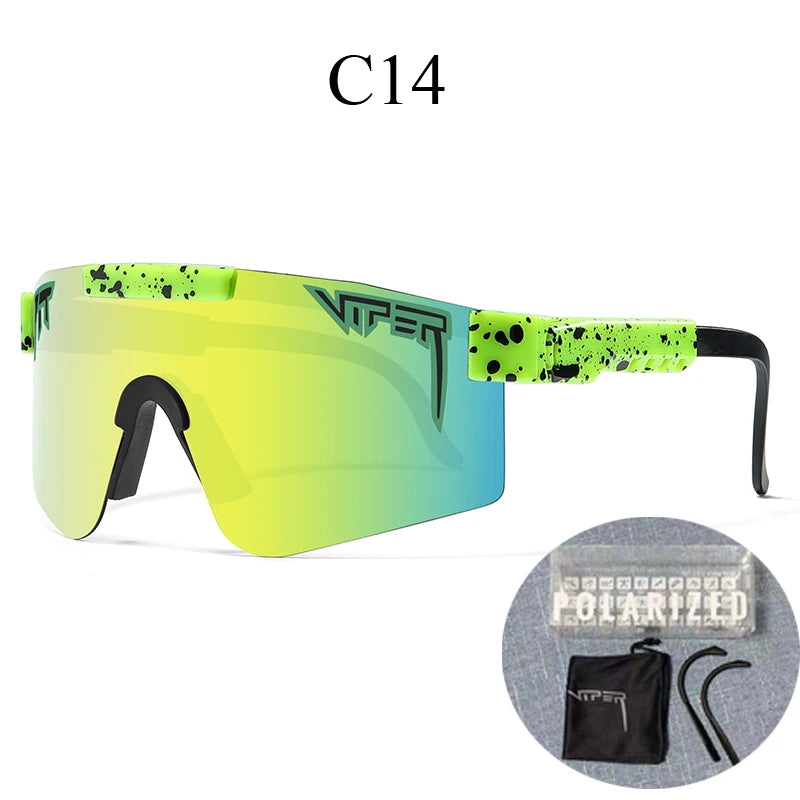 Com estojo UV400 Óculos de sol para ciclismo, esportes ao ar livre.