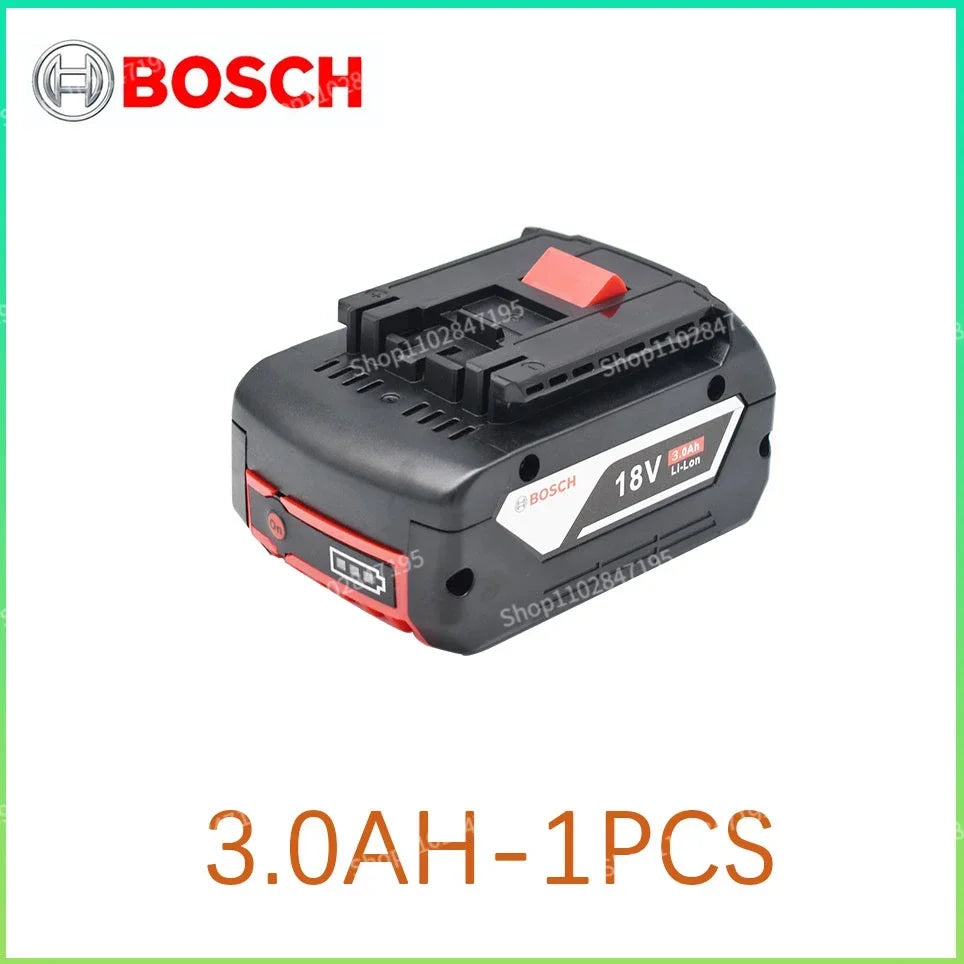 Bateria de lítio original BOSCH 18V, pacote de bateria Bosch 6.0AH.