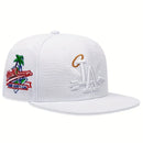 Boné de beisebol bordado unissex da moda LA, 1/2/3/4 peças, estilo snapback