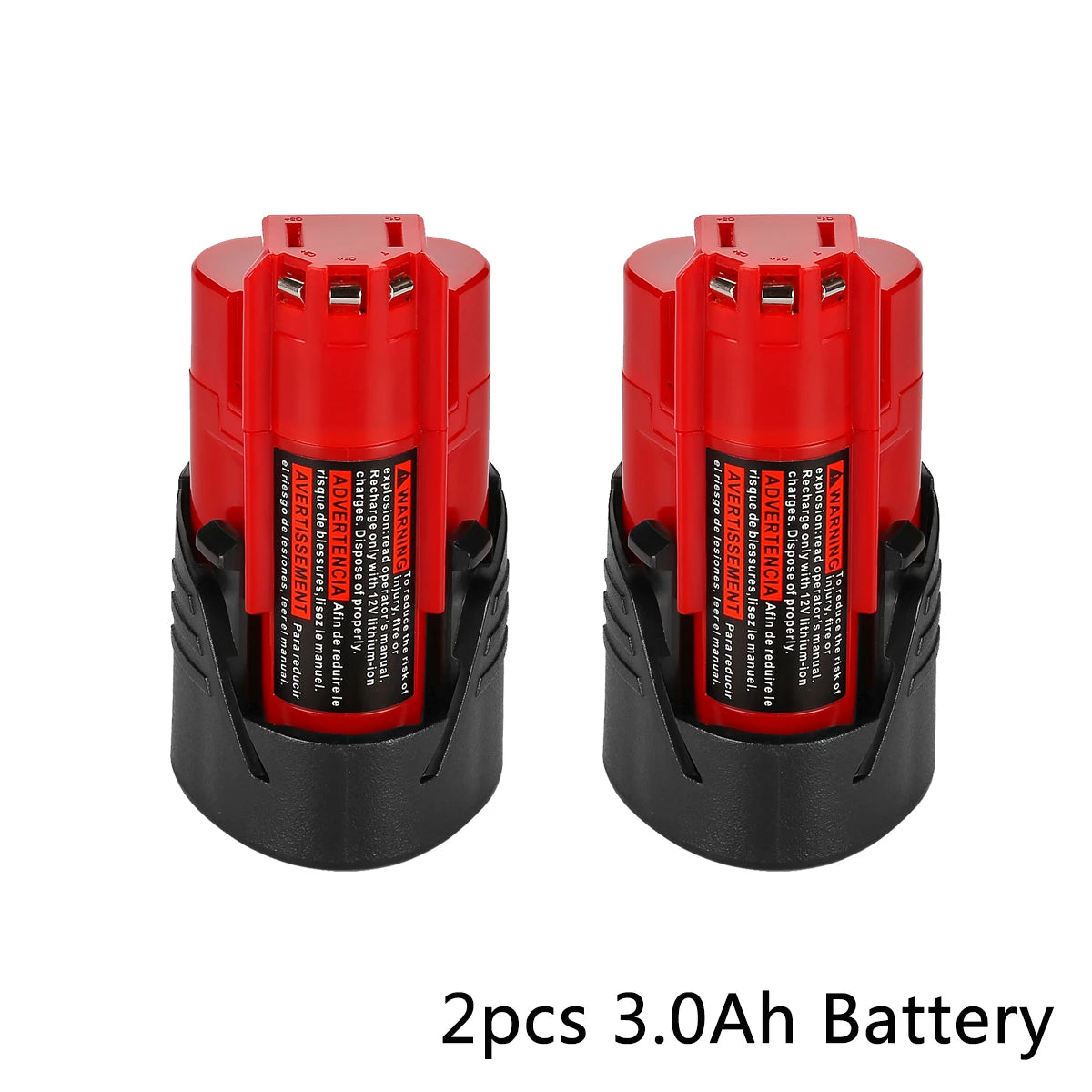 Bateria Milwaukee 12V 3Ah compatível com Milwaukee M12.