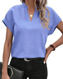 Blusa feminina camisa branca  com decote em v algodão.