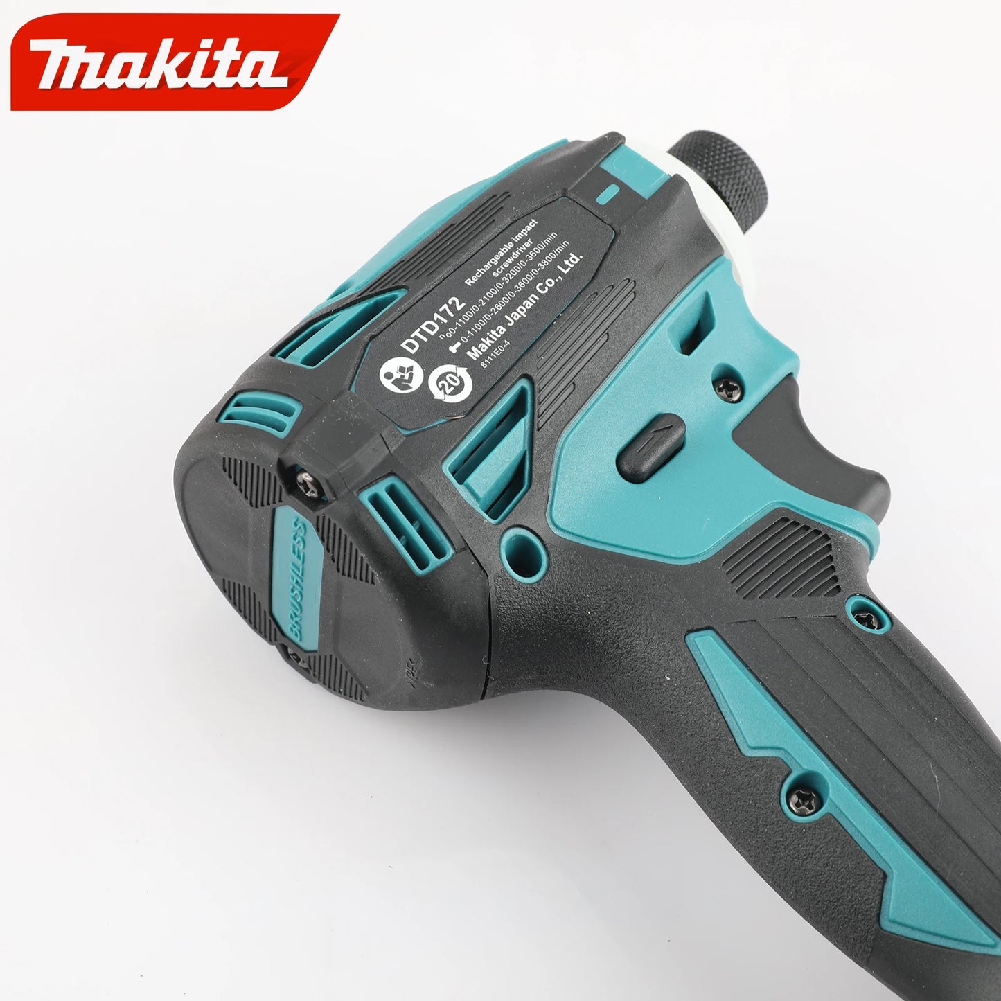 Makita taladro de impacto elétrico sem escobillas DTD172.