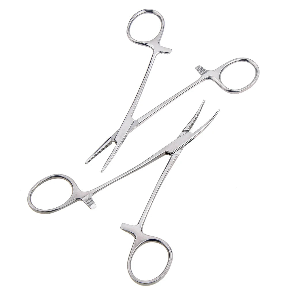Ferramenta manual 12,5 16 18 cm Pinça hemostática Grampo para pelos de animais.