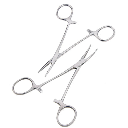 Ferramenta manual 12,5 16 18 cm Pinça hemostática Grampo para pelos de animais.