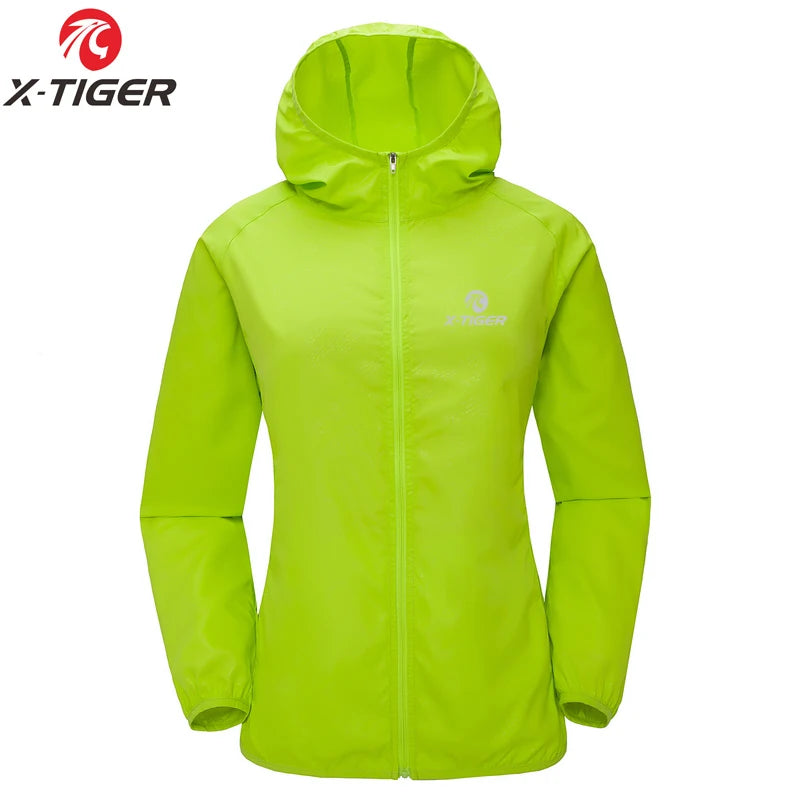Camisa de ciclismo refletiva à prova de vento X-TIGER