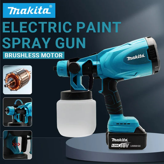 Pistola de pulverização elétrica Makita 800ML.