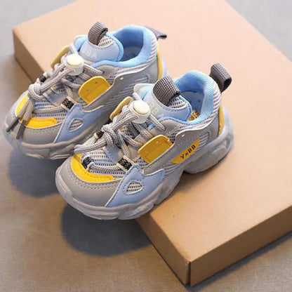 tênis casuais de malha,Tamanho 21-36 Sapatos de bebê para meninos e meninas,