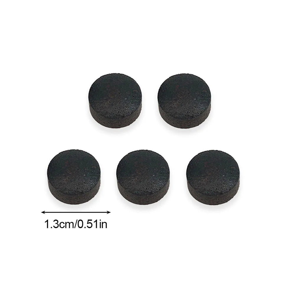 Pontas de taco profissionais de 13 mm para sala de bilhar,5 peças