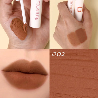Atacado FOCALLURE Velvet Matte Batons À Prova D'água Lipclay Batom Líquido.