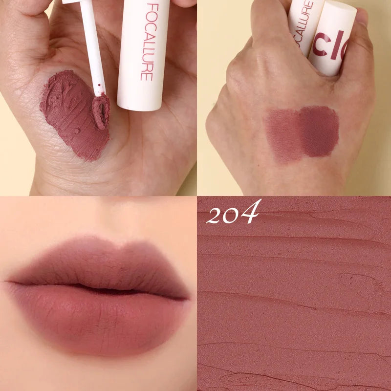 Atacado FOCALLURE Velvet Matte Batons À Prova D'água Lipclay Batom Líquido.