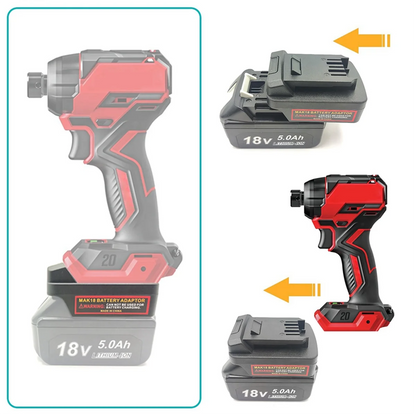 Adaptador de bateria para Makita 18V Conversão de bateria para SKIL 20V.