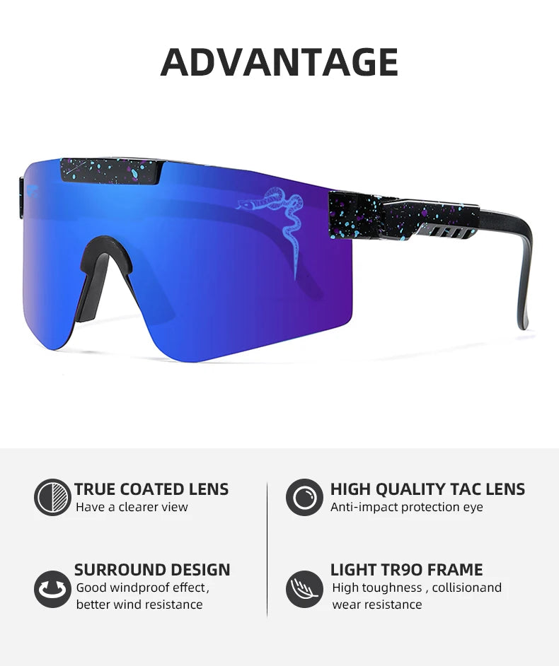 Óculos de sol para ciclismo, esportes ao ar livre, UV400.