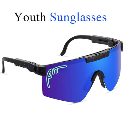 Óculos de sol PIT Viper Outdoor Youth UV400 para homens e mulheres,