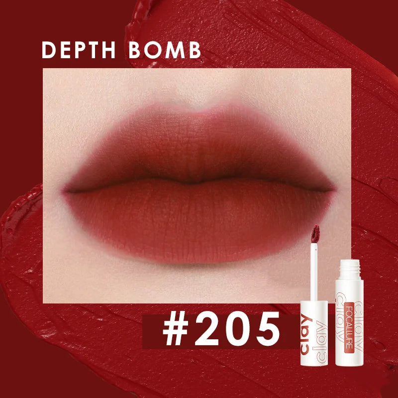 Atacado FOCALLURE Velvet Matte Batons À Prova D'água Lipclay Batom Líquido.