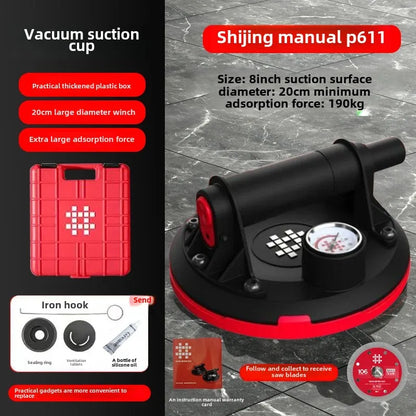 Ventosa de vidro para ladrilhos Shijing, dispositivo de sucção.