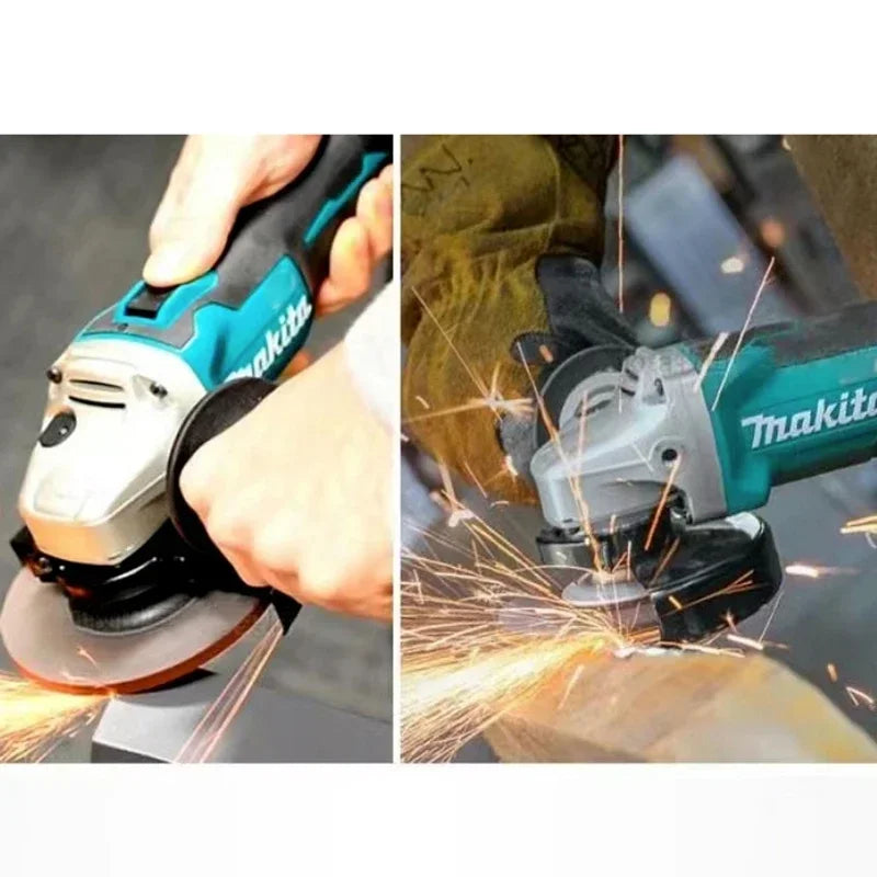 Makita 18V 125mm DGA404 Esmerilhadeira angular elétrica.