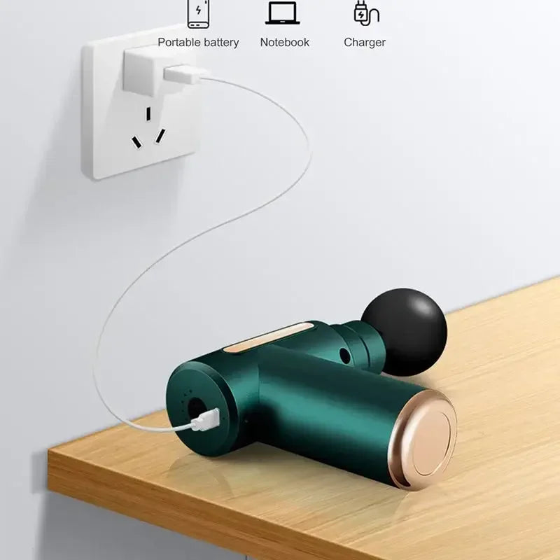 Pistola de massagem muscular fascial de tecido  profundo