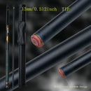 Taco de bilhar profissional de carbono com ponta de 13 mm, cabo de couro