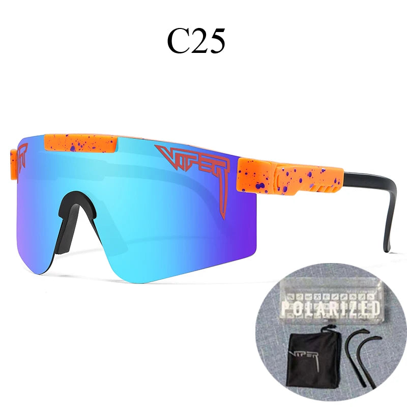 Com estojo UV400 Óculos de sol para ciclismo, esportes ao ar livre.