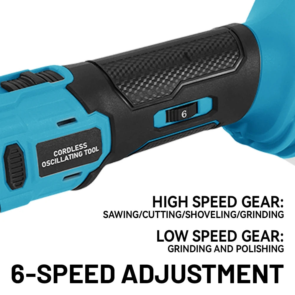 6 Engrenagens  Multifuncionais Serra Elétrica Corte Polimento Aparador, Makita Bateria 18V.