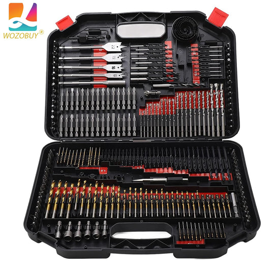 Conjunto de ferramentas combinadas de brocas HSS 246 peças.