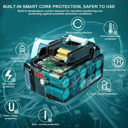 batteryBateria original Makita, bateria recarregável de 18 V 9,0 Ah.