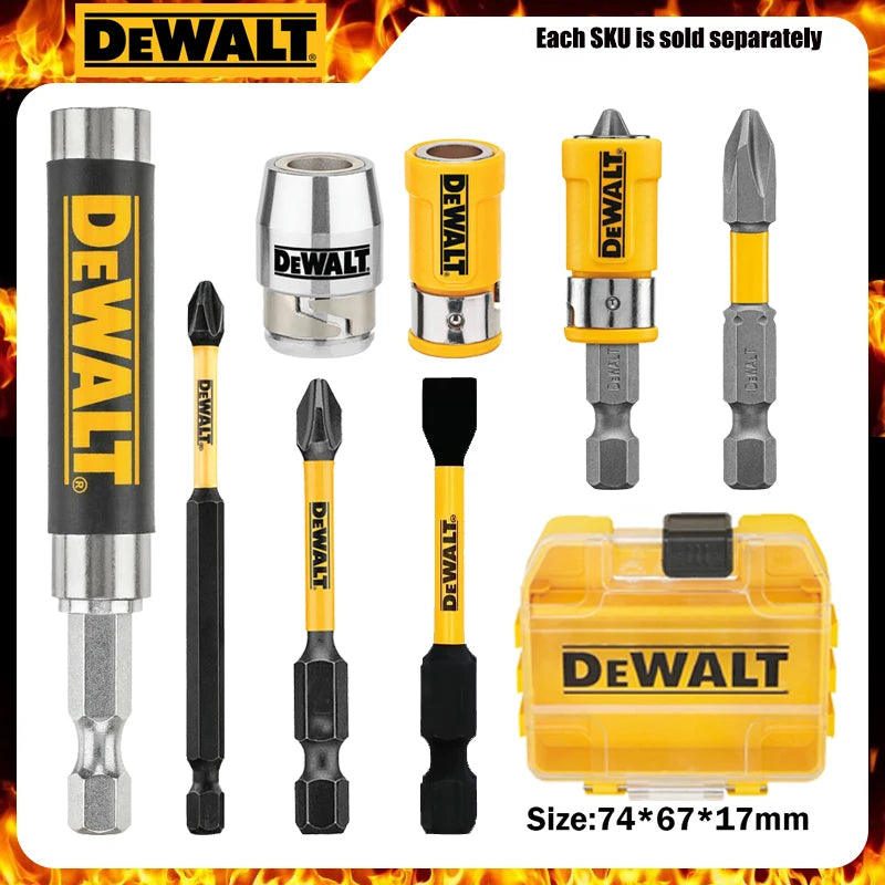 DEWALT PH2 57MM 89MM SL8 57MM HSS Bit Prata/Amarelo Manga Haste.