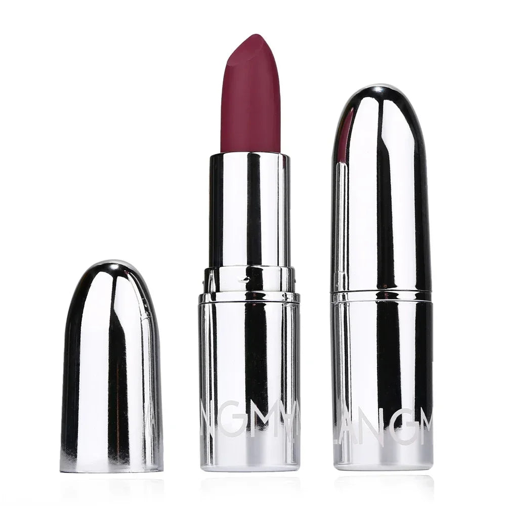 Batom matte bullet de 8 cores, à prova d'água, de veludo, duradouro, fácil de usar.