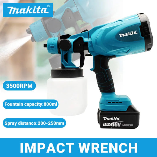 Pistola de pulverização elétrica Makita 800ML.