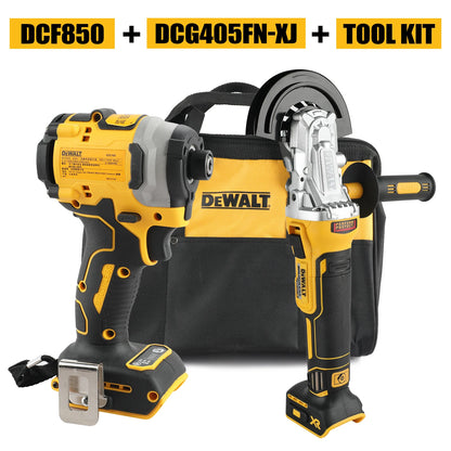 DeWalt Destornilhador de impacto sem escobillas, amoladora angular.