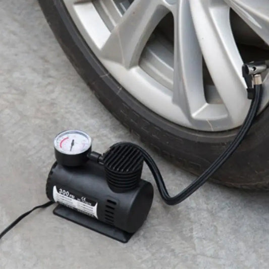 Compressor de ar portátil para carro, 300 psi, bomba de ar de 12 V.