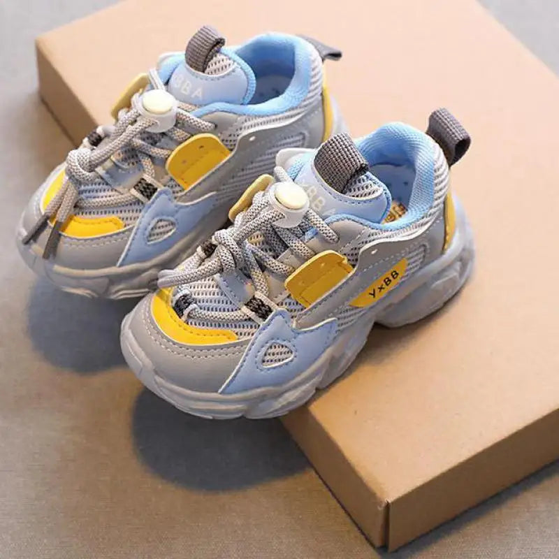 tênis casuais de malha,Tamanho 21-36 Sapatos de bebê para meninos e meninas,