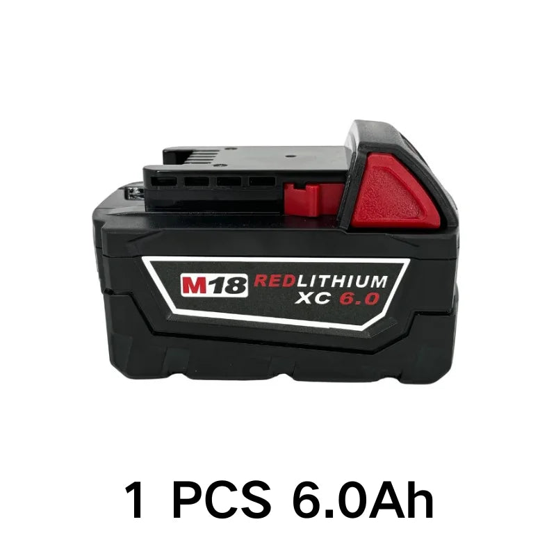 bateria Milwaukee, 6,0 Ah, carregador.