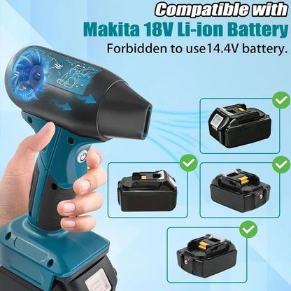 Conjunto de soprador de ar elétrico sem fio 2 em 1 para Makita.